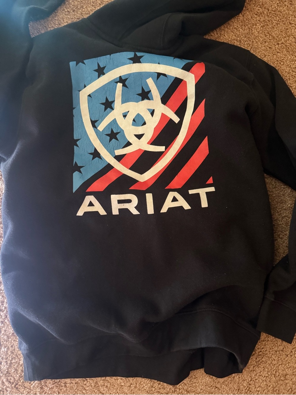 Ariat boys Hoodie Sweatshirt with American Shield Graphic
